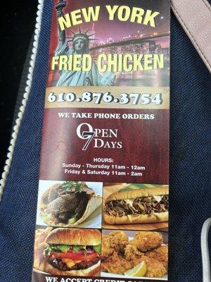 New York Fried Chicken &Grill