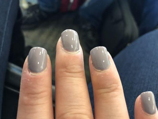 Horrible service bad nail polish quality! Look at my cuticles...