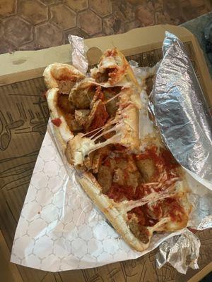 Gross meatball sub