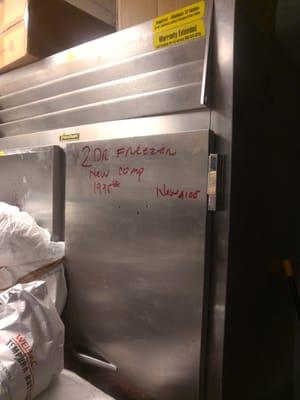 Purchased a clearly marked "Freezer" equipment. It turned out to be a broken refrigerator. Still have not receive replacement.