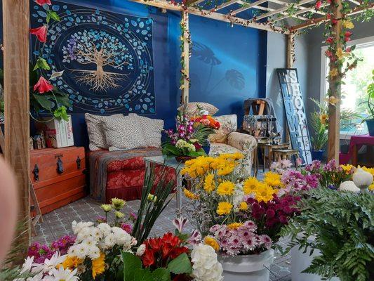 We're not really a flower shop, we're a space hippie ultralounge. :)