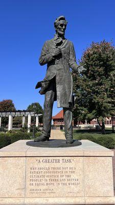 A Greater Task Lincoln Statue