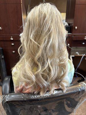 Gorgeous highlights and beautiful layer cut