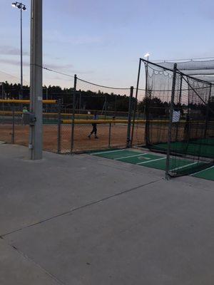 And a practice field area