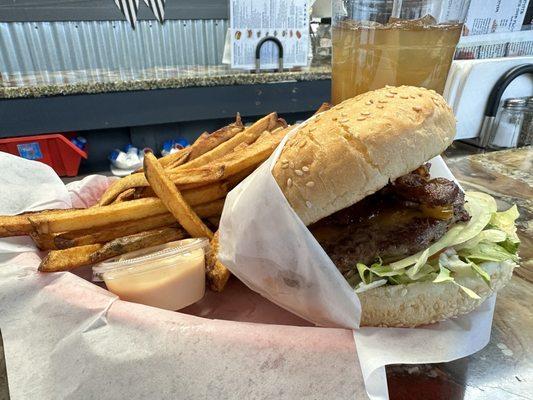 Round Up Burger, sort of.