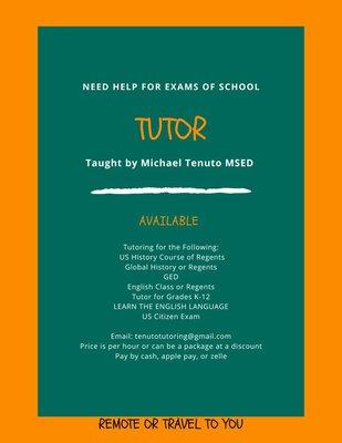 Tenuto tutoring