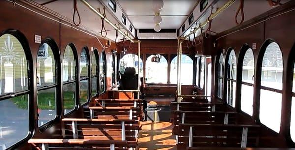 New troley interior