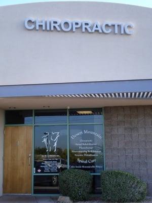 Front of Desert Mountain Spinal Care Shea
