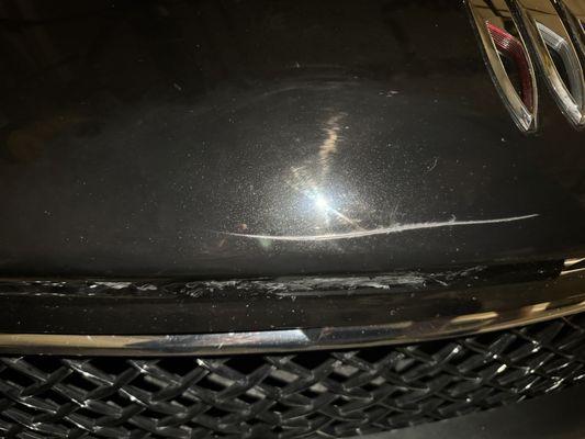 Hood scratches