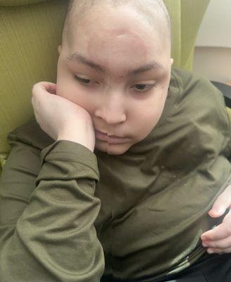 They gave my son with brain cancer  RI