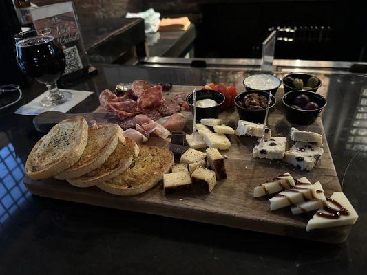 Sample charcuterie board