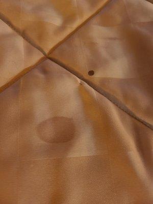Burn marks and stains