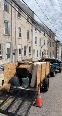 Estate clean out for a customer located in Manayunk!