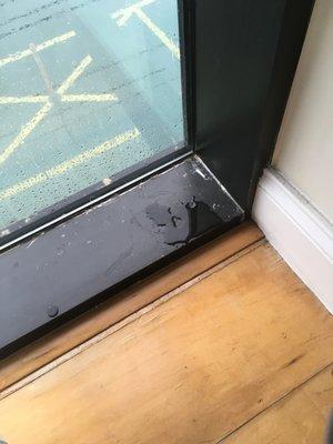 window leaking in 2020 The window leaked since new construction All front units have serious leaks