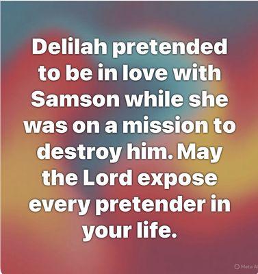 This was a Facebook post from the "pastor." I think God might be trying to warn others of the "pastor" here at Northview.