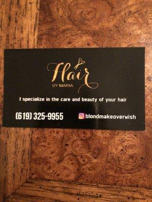 Call Maria 20+ years service the community