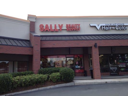 the front of the store