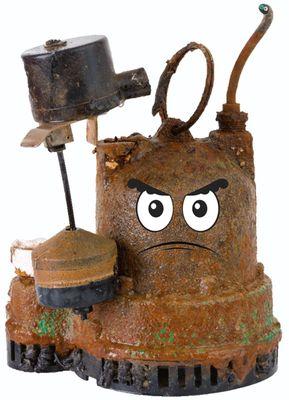 Do you have an "Angry Sump Pump"? A neglected sump pump might not work when you need it most leading to thousands in water damage repairs.