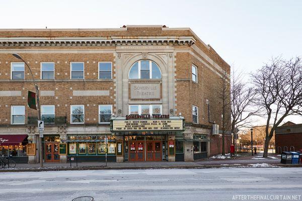 We meet in the Crystal Ballroom of the famous Somerville Theatre every Sunday at 10:30 AM