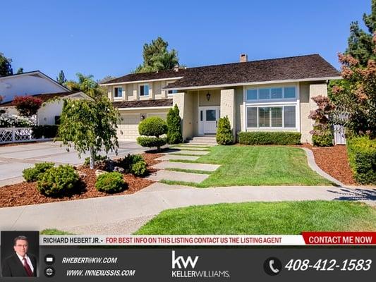 SOLD! Peregrino Way in Willow Glen, San Jose