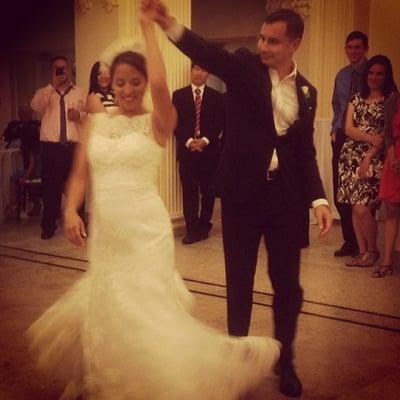 Sabrina helped me design a dress that would move easily for dancing. Here it is in action!