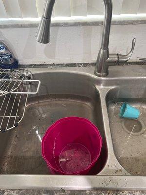 Problem with plumbing. Can you check please and fix?