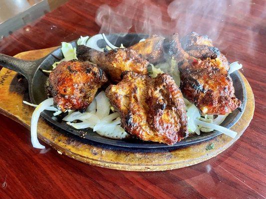 Sizzling, delicious tandoori chicken