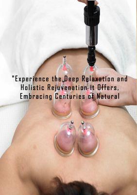 Relax, release, and restore with cupping therapy.