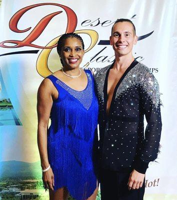 Dancing with Pam in Palm Desert