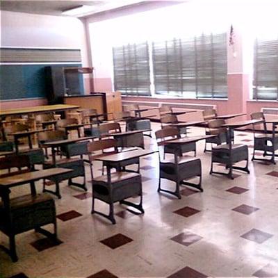 HTS classroom circa 1958.