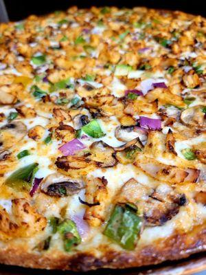 Chicken Tikka masala pizza