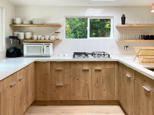 Island Inspired Cabinetry- Rustic Oak Frameless Cabinets available locally now!