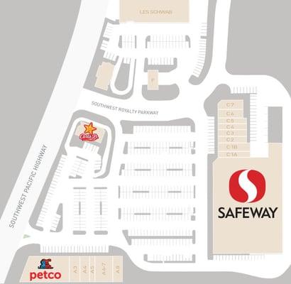 We are right next to PETCO! : )