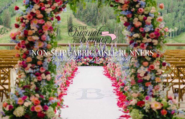Amazing quality aisle runners for weddings and special events