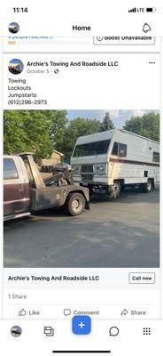 Archie's Towing And Roadside