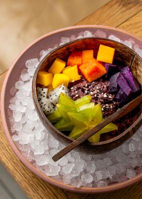 Mango coconut sticky rice.