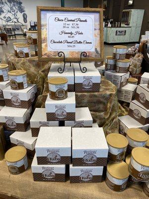 Chocolate covered peanuts are in season at the Vine.