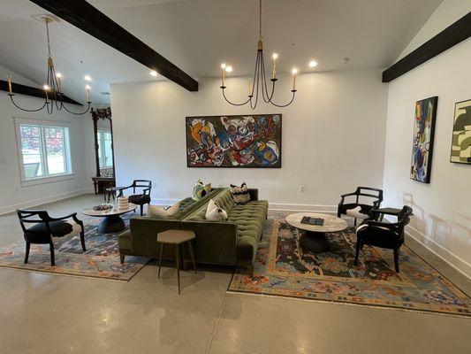 Common area of hotel