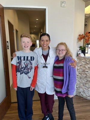 Dr. Palhan and our twins