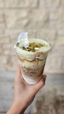 Pistachio latte