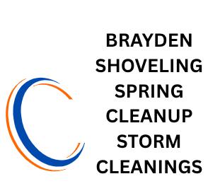 Brayden Shoveling Spring Cleanup and Storm Cleanings