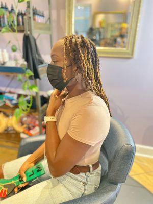 Loc maintenance with two strand twists