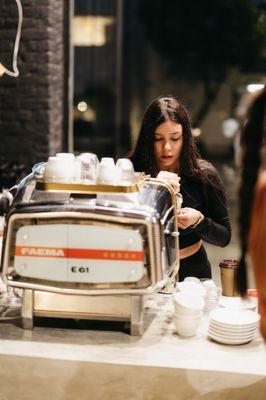 Come grab a coffee or a smoothie from our cafe!