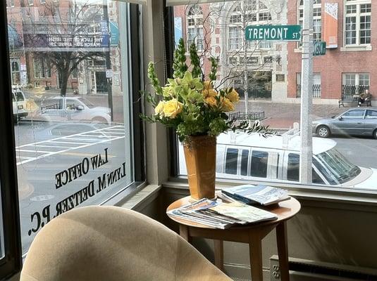 Our office at 538 Tremont Street in Boston's South End