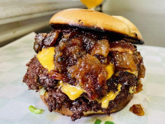 The Bacon Jam burger
