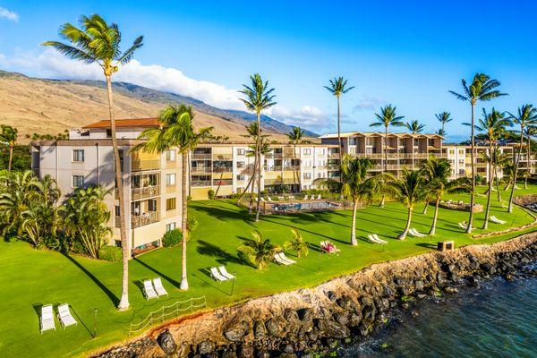 Enjoy sunset views, seasonal whale watching, and the sound of crashing waves from your lanai