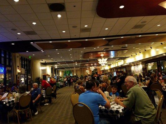 Maria's Italian Kitchen inside the fair. Air conditioned, not crowded... and breathe