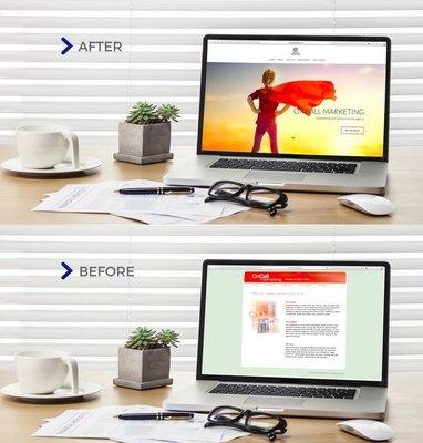 Before and After Website Revamps