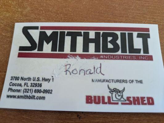 Smithbilt Sheds