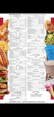 2025 Menu . . .